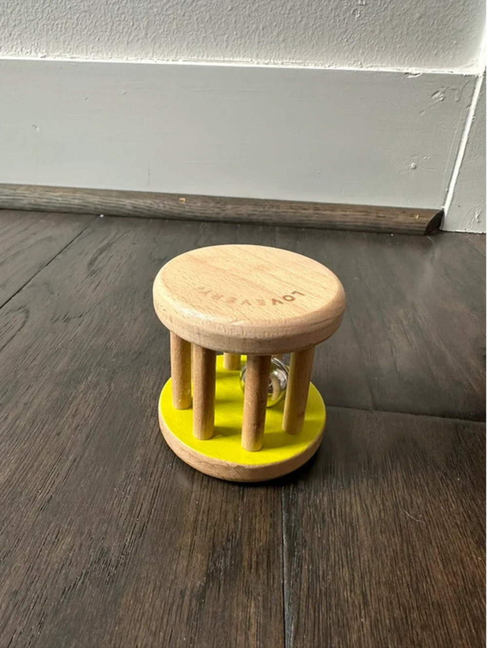 Lovevery baby rattle